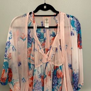 In Bloom nightgown/robe set